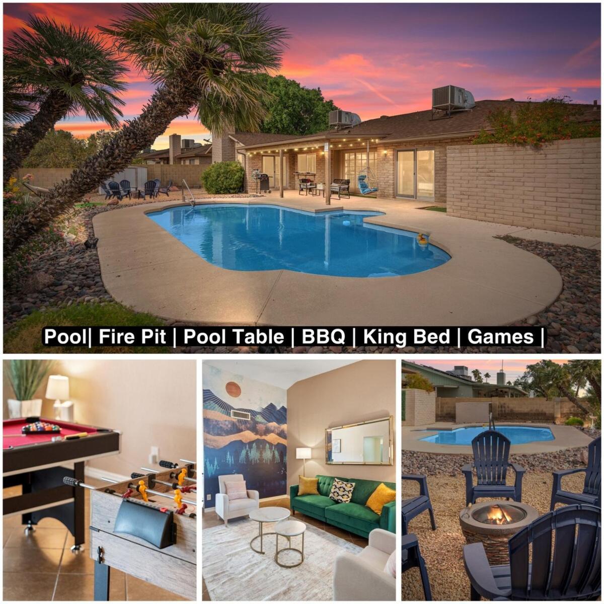 Desert Oasis With Pool And Games Phoenix Exterior photo